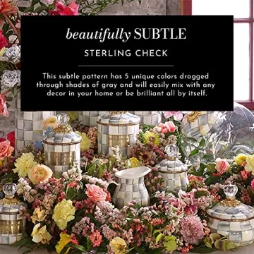 MacKenzie-Childs Decorative Enamel Colander for Kitchen