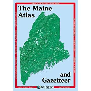 Delorme Maine Atlas & Gazetteer