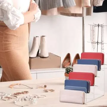 Cabilock Purse Display Stand 6 Layers for Bags & Jewelry