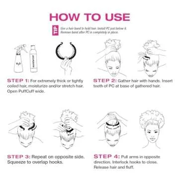 PuffCuff Goodie Pack - Comfortable Styling for Natural Hair