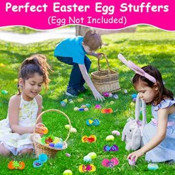 40PCS Glitter Sticky Hands Party Favors for Kids Birthday Supplies Easter Egg Fillers Goodie Bag Stuffers Classroom Treasure Box Carnival Prizes Bulk Treat Trinkets Pinata Stuff Mini Stretchy Toys