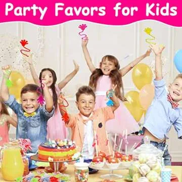 40PCS Glitter Sticky Hands Party Favors for Kids Birthday Supplies Easter Egg Fillers Goodie Bag Stuffers Classroom Treasure Box Carnival Prizes Bulk Treat Trinkets Pinata Stuff Mini Stretchy Toys
