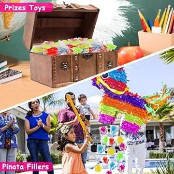 40PCS Glitter Sticky Hands Party Favors for Kids Birthday Supplies Easter Egg Fillers Goodie Bag Stuffers Classroom Treasure Box Carnival Prizes Bulk Treat Trinkets Pinata Stuff Mini Stretchy Toys