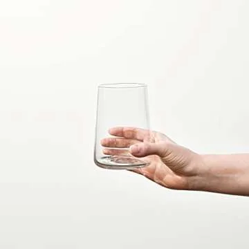 Elegant Krosno Water Glasses Set of 6 for Stylish Drinking