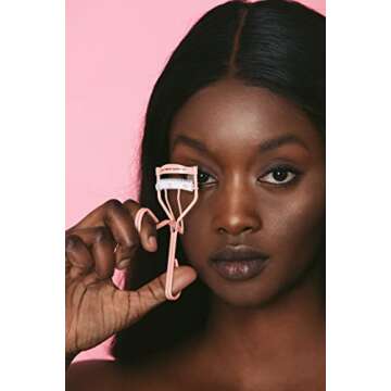 Lash Therapy Australia Eyelash Curler, Eyelash Curlers with Comb, Pink Eye Lash Curler, Gentle & Safe Mascara Curler, Curl Eyelashes & Lash Lift in Seconds