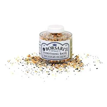 Borsari Everything Bagel Seasoning - Gourmet Bagel Seasoning With Sea Salt and Poppy Seeds - Gluten ...