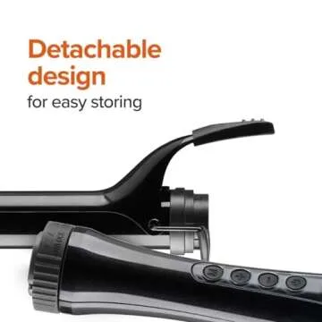 Paul Mitchell Pro Tools Express Ion Clipped 1.25" Detachable Curling Iron, Travel-Friendly, for Polished, Perfect Curls