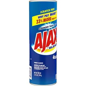 AJAX Bleach Powder Cleanser: Tough Stain Remover 12/Carton