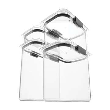Rubbermaid Brilliance BPA Free Food Storage Containers with Lids