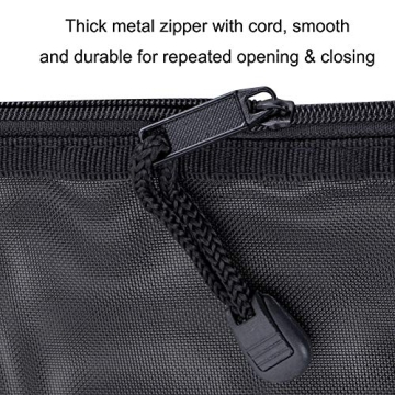 HRX Package Nylon Mesh Zipper Bags, 6pcs Stylish Organizers