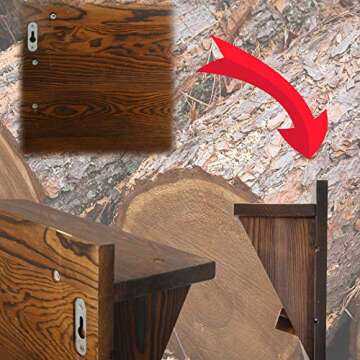 WEBI Coat Rack Wall Mount with Shelf,8 Peg Hooks,34" Long Rustic Entryway Shelf with Hooks Underneath for Hanging Coats,Clothes,Bathroom,Rustic Brown