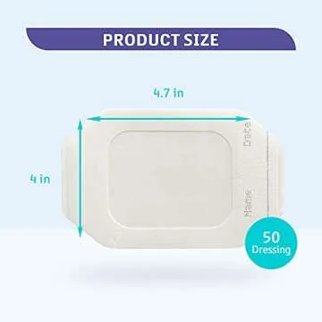 Conkote Transparent Film Dressing Pack of 50, Waterproof, Tattoo Bandage