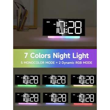 Cadmos Extra Loud Alarm Clock for Heavy Sleepers