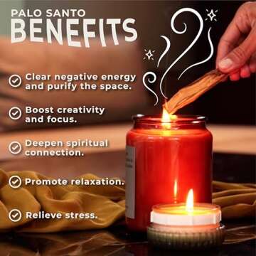 AlmaCura Palo Santo Premium Sticks (8) Smudging Incense Certified Pure Ethically and Sustainably Harvested from Fallen Trees in Peru (NOT Ecuador). Protection, Meditation, Healing, Spiritual Cleansing