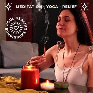 AlmaCura Palo Santo Premium Sticks (8) Smudging Incense Certified Pure Ethically and Sustainably Harvested from Fallen Trees in Peru (NOT Ecuador). Protection, Meditation, Healing, Spiritual Cleansing