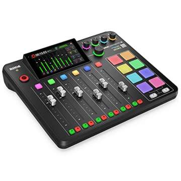 Kellards Rode RODECaster Pro II Integrated Audio Production Studio Bundle with 4x Zoom ZDM-1 Podcast...