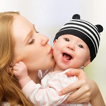 Cute Bear Ears Baby Beanies - Perfect for Newborns 0-3 Months