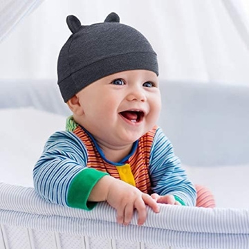Cute Bear Ears Baby Beanies - Perfect for Newborns 0-3 Months