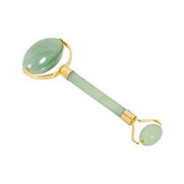 Sleep & Wellness Premium Anti-Aging Jade Roller for Facial Massage Therapy - 100% Natural Double Jad...