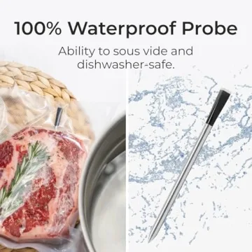 Smart Bluetooth Meat Thermometer with 4 Probes
