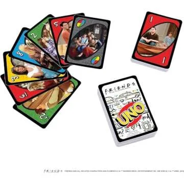 Mattel Games UNO Friends Card Game, Family, Adult and Party Game Night, 2 to 6 Players, Collectibles Inspired by The TV Series