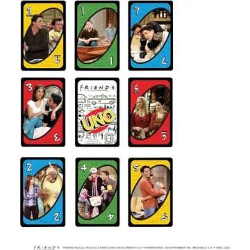 Mattel Games UNO Friends Card Game, Family, Adult and Party Game Night, 2 to 6 Players, Collectibles Inspired by The TV Series