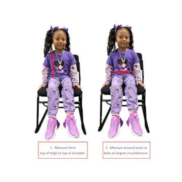 RideSafer Extra Large Lightweight Portable Car Seat