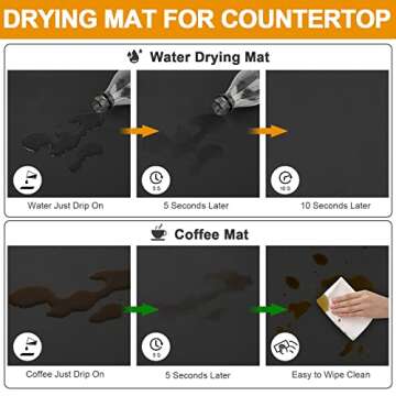 Dish Drying Mats: Stylish, Waterproof & Heat Resistant