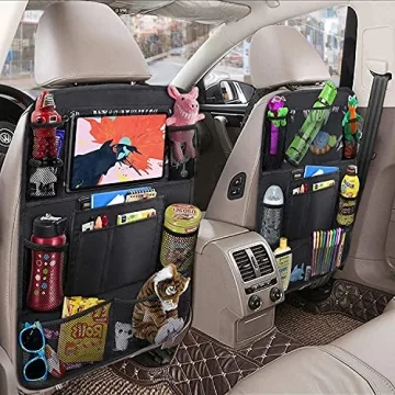 ULEEKA Car Backseat Organizer with Tablet Holder & 9 Pockets