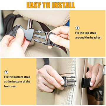 ULEEKA Car Backseat Organizer with Tablet Holder & 9 Pockets