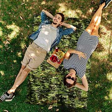 WINWAY Military Style Poncho Lightweight Multi-Use Raincoat