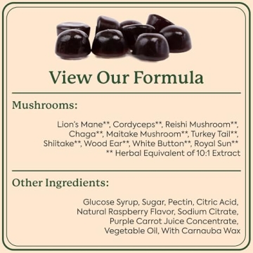 Plant People WonderDay Mushroom Gummies for Energy & Immune Support