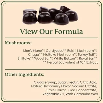 Plant People WonderDay Mushroom Gummies for Energy & Immune Support