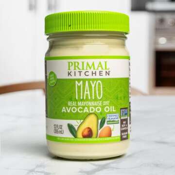 Primal Kitchen Mayo made with Avocado Oil and Cage-Free Eggs Variety Pack, Original & Chipotle Lime, 12 Ounces, Pack of 2