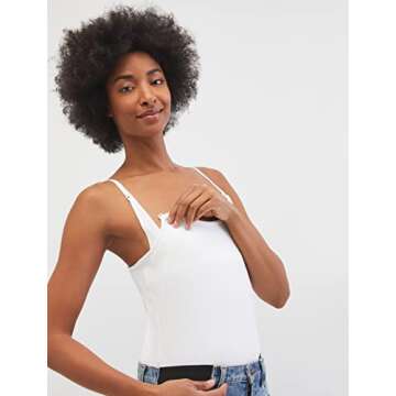 Motherhood Nursing Cami: Stylish & Comfortable 2-Pack