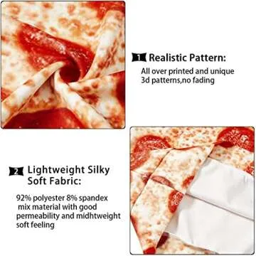 Goodstoworld Unisex Fashion Cool Hoodies Men Women 3D Food Pizza Patterns Print Pullover Hoodie Novelty Hooded Long Sleeves Winter Outfits Top Hat Sweatshirt Casual with Pockets Orange