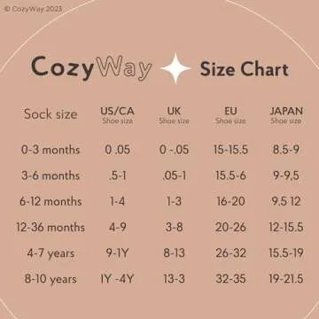 CozyWay Baby Knee High Socks For Baby Girls Infant 0-6 Months 3-3 Pack