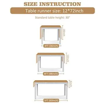 Macrame Table Runner - Elegant Boho Farmhouse Decor