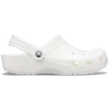 Comfortable Crocs Classic Clogs for All Ages in White