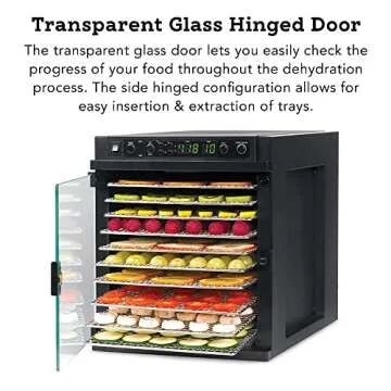 Tribest Sedona Express SDE-S6780-B Digital Food Dehydrator,Black