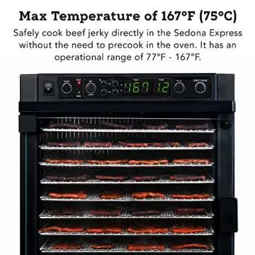 Tribest Sedona Express SDE-S6780-B Digital Food Dehydrator,Black