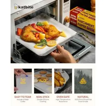 Katbite Heavy Duty Parchment Paper Roll – 12" x 262 ft