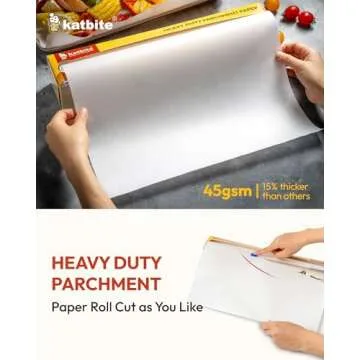 Katbite Heavy Duty Parchment Paper Roll – 12" x 262 ft