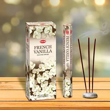 HEM French Vanilla Incense Sticks for Relaxation