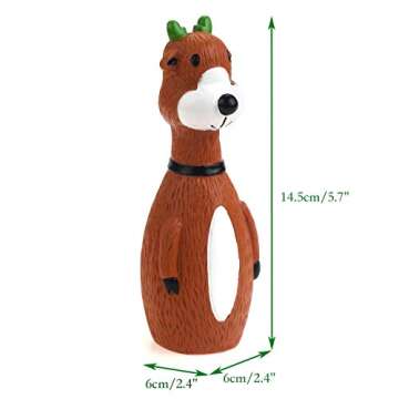 Durable Christmas Dog Toys for Small Dogs - 3 Pack!