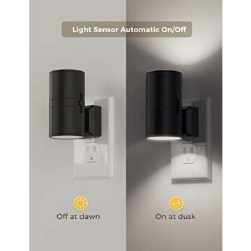 L LOHAS LED Night Light, Bright Night Light, Night Lights Plug into Wall, 5000K Daylight White, Dimm...