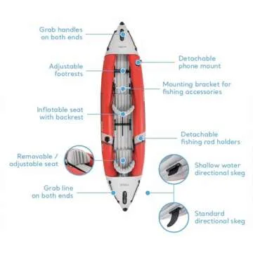 Intex Excursion Pro K2 Inflatable Kayak Set for Adventure