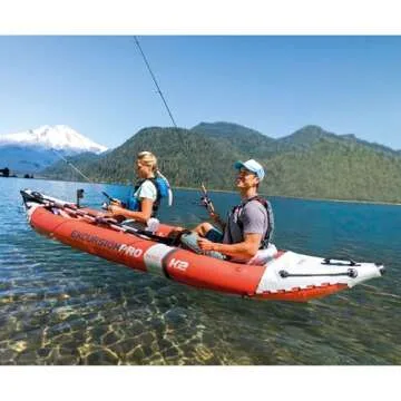Intex Excursion Pro K2 Inflatable Kayak Set for Adventure