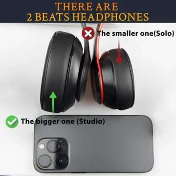 Comfortable SoloWIT Replacement Ear Pads for Beats Studio