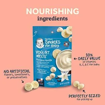 Gerber Snacks for Baby: Healthy Yogurt & Fruit Melts